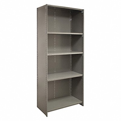 Metal Shelving 85 H 36 W Gray