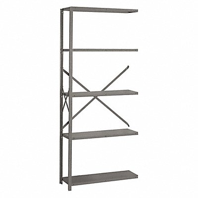 Metal Shelving 84 H 36 W Gray