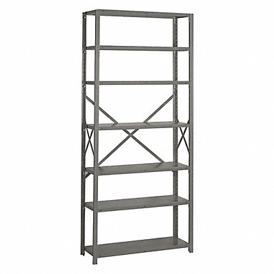 Metal Shelving 84 H 36 W Gray