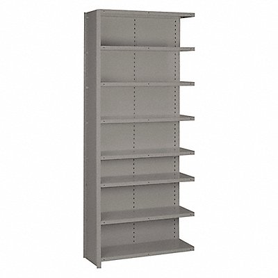 Metal Shelving 84 H 36 W Gray