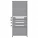 Shelf 85 H 36 W Steel 800 lb Capacity