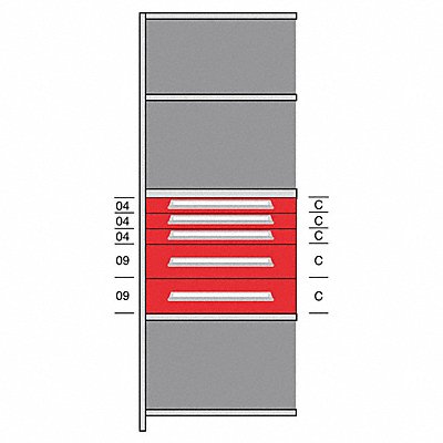 Shelf 85 H 36 W Steel 800 lb Capacity