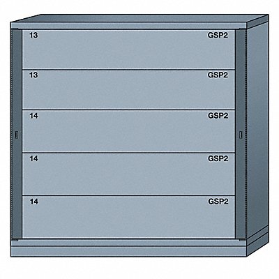 Gear Locker 59-1/4 Overall Height Gray