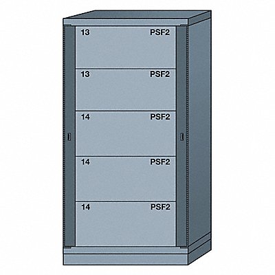 Gear Locker 59-1/4 Overall Height Gray