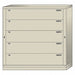 Modular Drawer Cabinet 59-1/4 H Putty