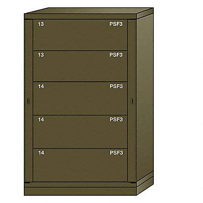 Gear Locker 59-1/4 Overall Height Green