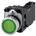 Illuminated Push Button Green 22mm LED