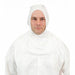 Microporous Full Face Hood White PK100