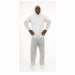 Coverall w/Hood Boot M White PK25