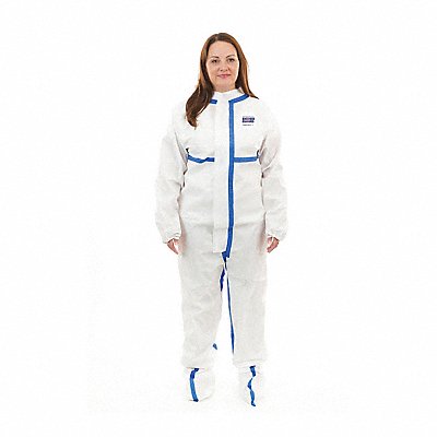 White Coverall Boot Only S PK25