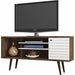 TV Stand Mid Century Brown 53.14 