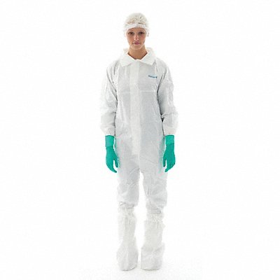 Coverall XL Wht Non-Porous Film Lam PK20