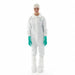 Coverall L Wht Non-Porous Film Lam PK20