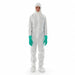 Coveralls L Wht Non-Porous Film Lam PK20