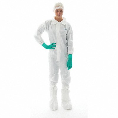 Coverall 3XL Wht Non-Pr Film Lam PK15