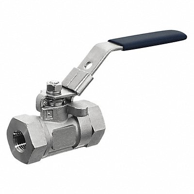 Ball Valve 304 SS 1-Way Body Style