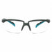 Safety Glasses Gray Frame Clear Lens