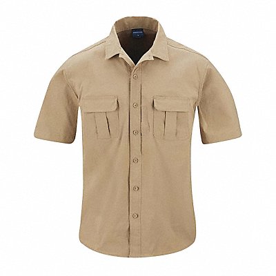 Short Sleeve Shirt S Khaki