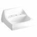 Bathroom Sink 12-1/4 H 21-1/4 L White