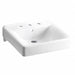 Bathroom Sink 7-1/2 H 20 L 18 W White