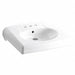 Bathroom Sink 6-9/16 H 21-15/16 L White