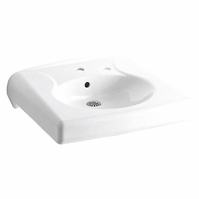 Bathroom Sink 6-9/16 H 21-15/16 L White