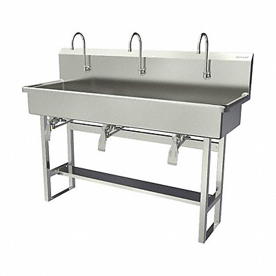Freestanding Wash Stations with Faucets