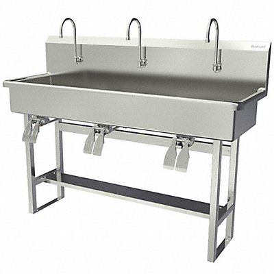 Freestanding Wash Stations with Faucets