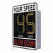 LED Radar Speed Display Sign Red/Ylw LED