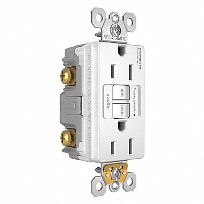 Power Inlet 15A 125VAC Receptacle GFCI