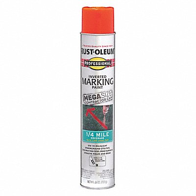 Marking Paint 26oz Fluorescent RedOrange