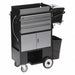 Black Light Duty Tool Utility Cart