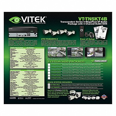 Network Video Recorder Kit 1 TB