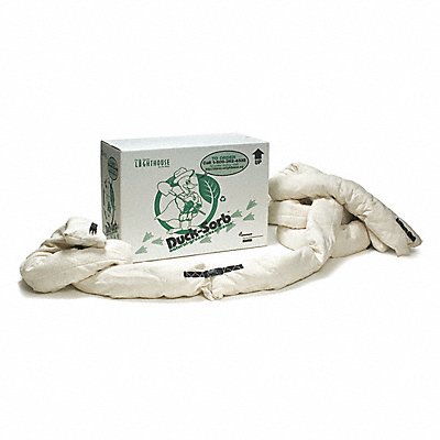 Absorbent Boom White 10 ft L 6 dia.