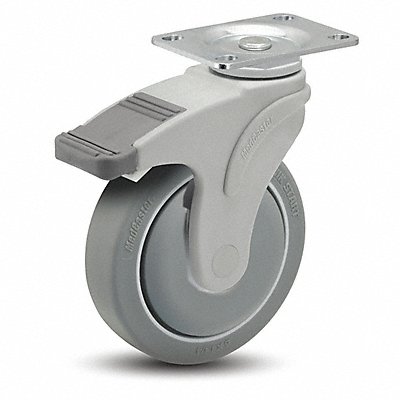 Plate Caster Swivel 3 Wheel Dia