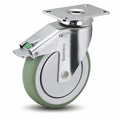 Plate Caster Swivel 6 Wheel Dia