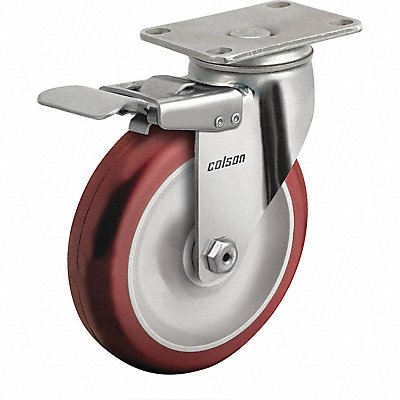 Plate Caster Swivel 3-1/2 Wheel Dia