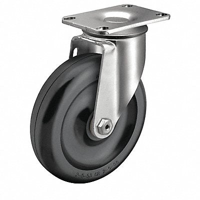 Plate Caster Swivel 4 Wheel Dia