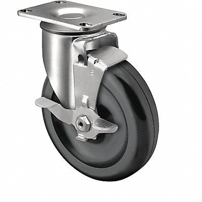 Plate Caster Swivel 4 Wheel Dia