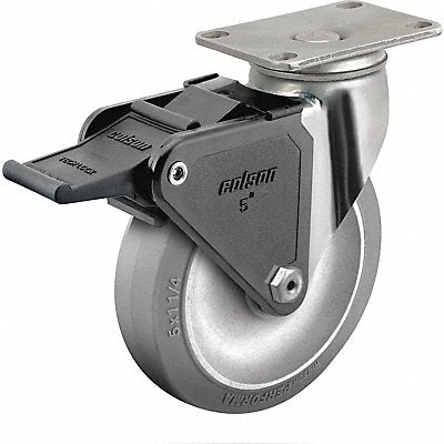 Plate Caster Swivel 5 Wheel Dia