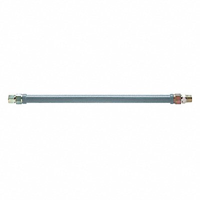 Gas Connector Hose 1-1/4 Dia Gray