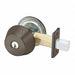 Deadbolt Cylindrical Dark Bronze Finish