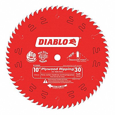 Circular Saw Blade 10 in Blade 30 Teeth