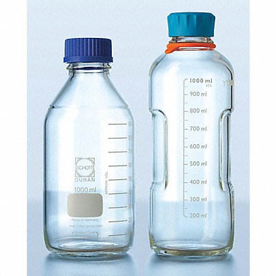 Bottle 253 mm H Clear 93 mm Dia PK4