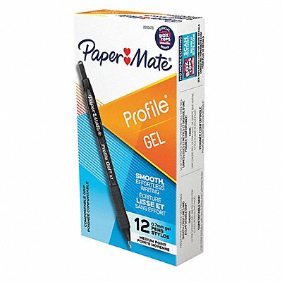 Gel Pens Textured Plastic PK12