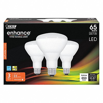 LED 7.2 W BR30 Medium Screw (E26) PK3