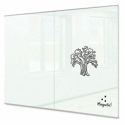 Dry Erase Board Magnetic Wall Mnt White