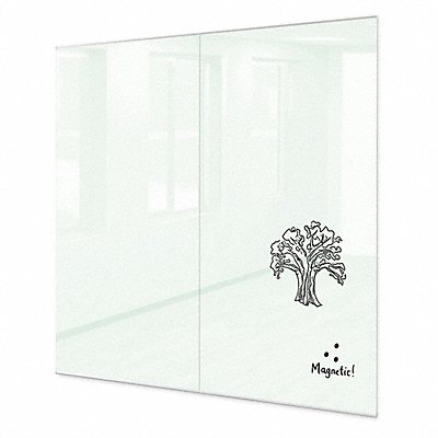 Dry Erase Board Magnetic Wall Mnt White