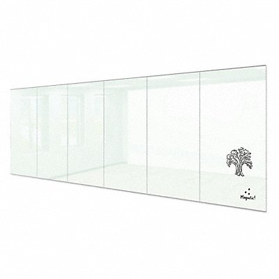 Dry Erase Board Magnetic Wall Mnt White