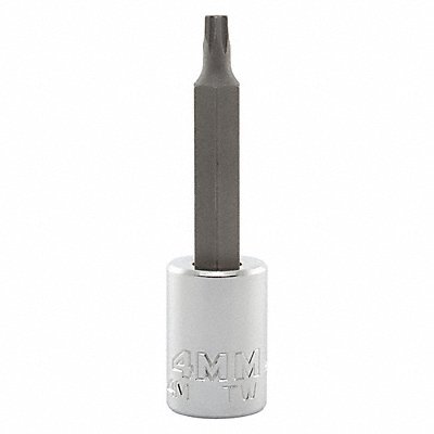 Socket Bit Steel 3/8 in TpSz 4 mm